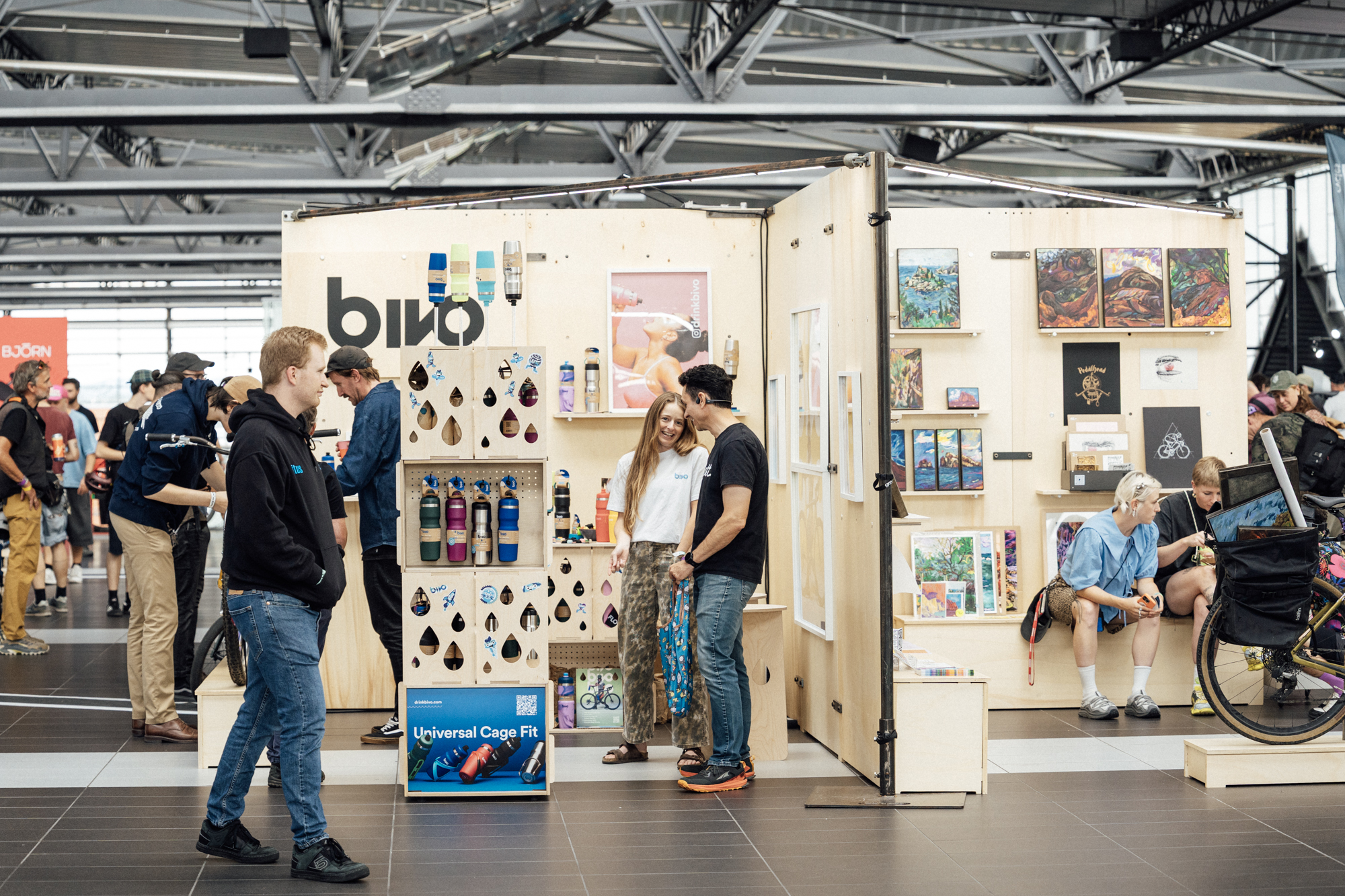 Visitors exploring the Bivo stand at BESPOKED Dresden 2026